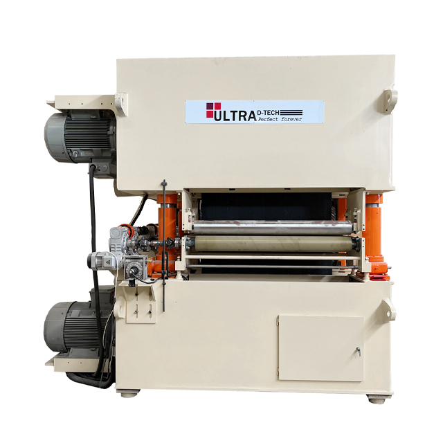 Mesin kayu lapis kayu lapis otomatis berat dua sisi mesin pengamplasan dikalibrasi 